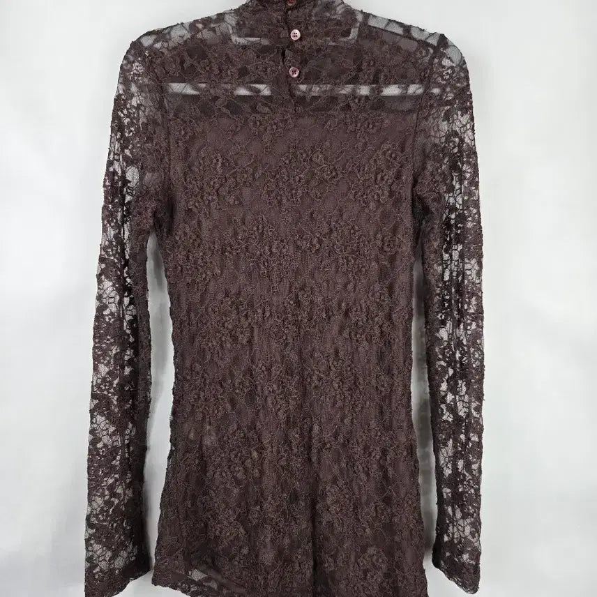[SOLD OUT] [무료배송]도호 85-96-155 여성 전체 레이스 스판 반목 블라우스