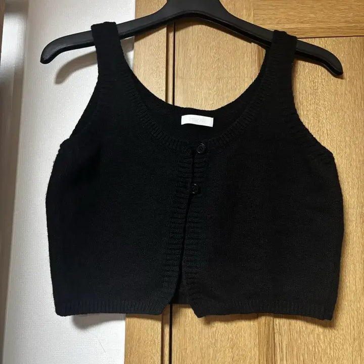 [BUNJANG] Knit Bustier Vest / 니트 뷔스티에 베스트