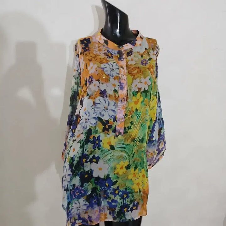 [SOLD OUT] 루치아노최 실크100 블라우스