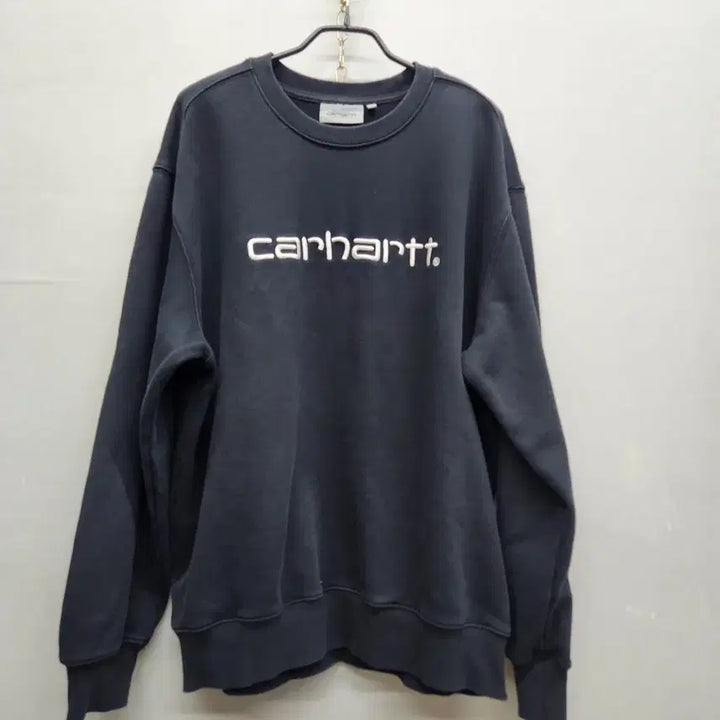 [BUNJANG] Carhartt WIP Big Logo Embroidered Sweatshirt / 칼하트 WIP 빅로고 자수 스웻 맨투맨 L(XL)