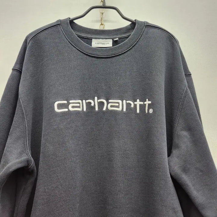 [BUNJANG] Carhartt WIP Big Logo Embroidered Sweatshirt / 칼하트 WIP 빅로고 자수 스웻 맨투맨 L(XL)
