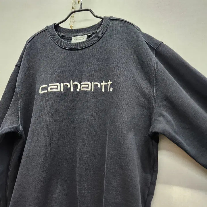 [BUNJANG] Carhartt WIP Big Logo Embroidered Sweatshirt / 칼하트 WIP 빅로고 자수 스웻 맨투맨 L(XL)
