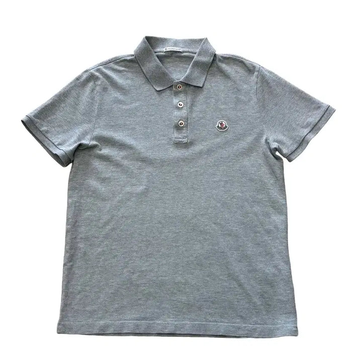 [BUNJANG] Moncler Gray Polo Shirt / M 몽클레어 그레이 카라티셔츠