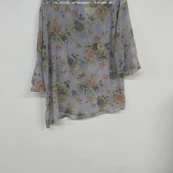[BUNJANG] ZIGGI Lavender Frill Tie Blouse / ZIGGI 라벤더 프릴 타이 블라우스