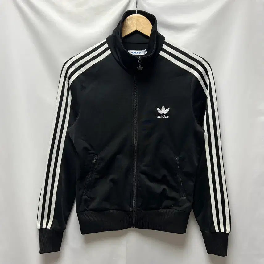[SOLD OUT] [정품/90] 아디다스 파이어버드 백로고 블랙 여성용 트랙탑/져지