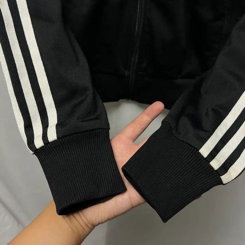 [SOLD OUT] [정품/90] 아디다스 파이어버드 백로고 블랙 여성용 트랙탑/져지