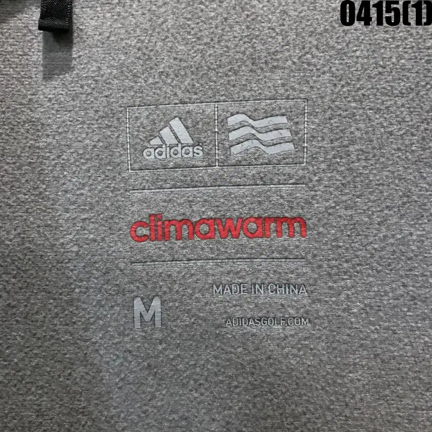 [BUNJANG] Adidas Long Sleeve Polo Shirt Gray M / 아디다스 긴팔 카라티 그레이 M