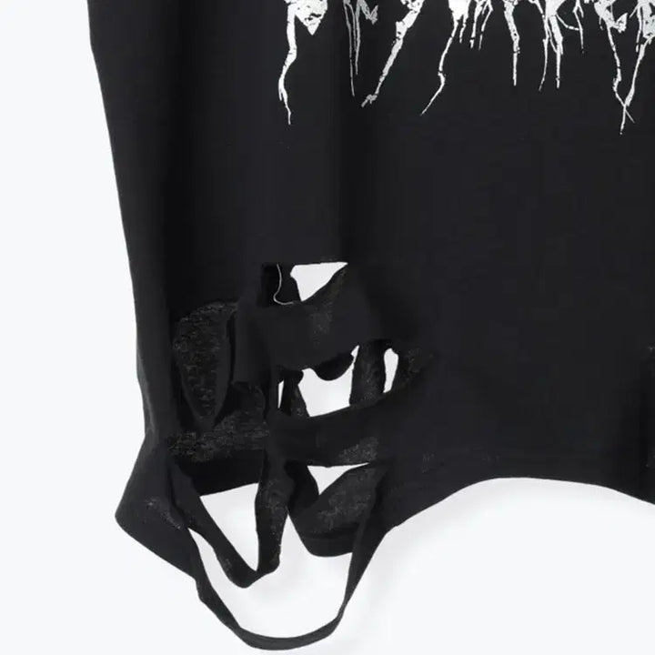 [BUNJANG] NOEMIE A-Ppeun Gom Chain Unisex Short Sleeve T-Shirt / 노에미 NOEMIE 아픈 곰 체인 남녀공용 반팔 티셔츠
