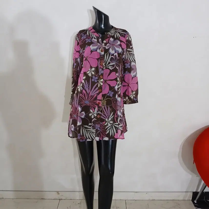 [BUNJANG] Luciano Choi Print Blouse / 루치아노최 프린트 블라우스