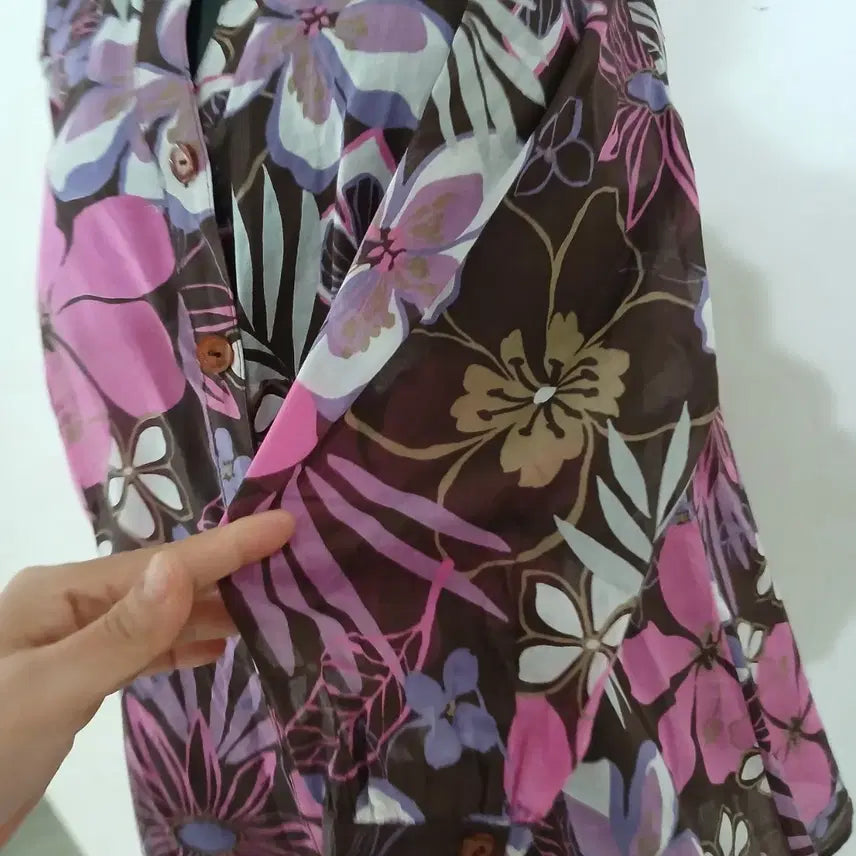 [BUNJANG] Luciano Choi Print Blouse / 루치아노최 프린트 블라우스