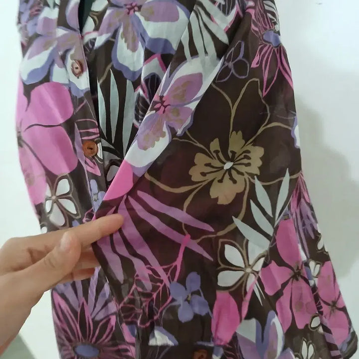 [BUNJANG] Luciano Choi Print Blouse / 루치아노최 프린트 블라우스