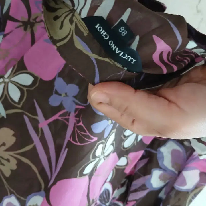 [BUNJANG] Luciano Choi Print Blouse / 루치아노최 프린트 블라우스