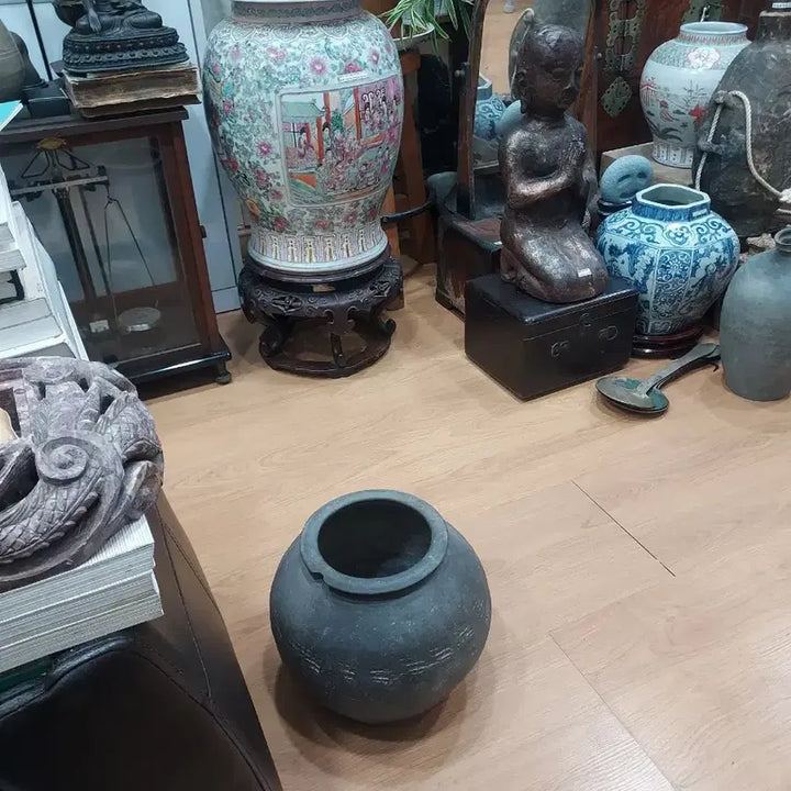 [BUNJANG] Goryeo Dynasty Earthenware Jar / 고려시대 토기 항아리