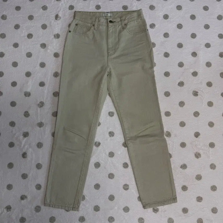 [BUNJANG] Flatbase Oatmeal Cotton Pants / 플랫베이스 오트밀 면바지