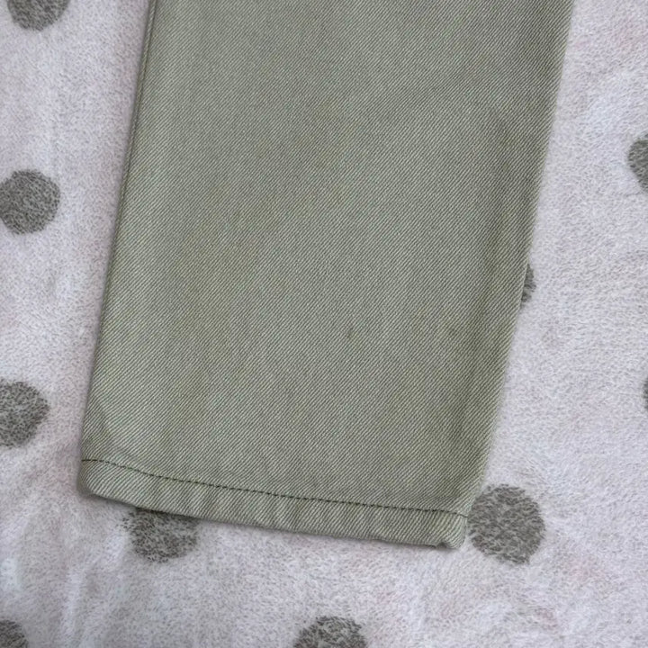 [BUNJANG] Flatbase Oatmeal Cotton Pants / 플랫베이스 오트밀 면바지