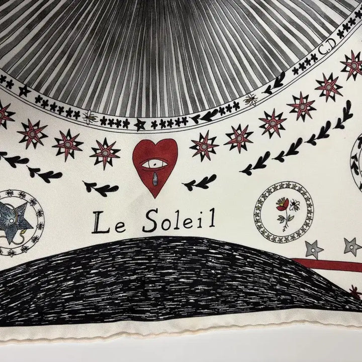 [BUNJANG] Dior Tarot 70 Silk Scarf / 디올스카프 르솔레일 타로 스퀘어70