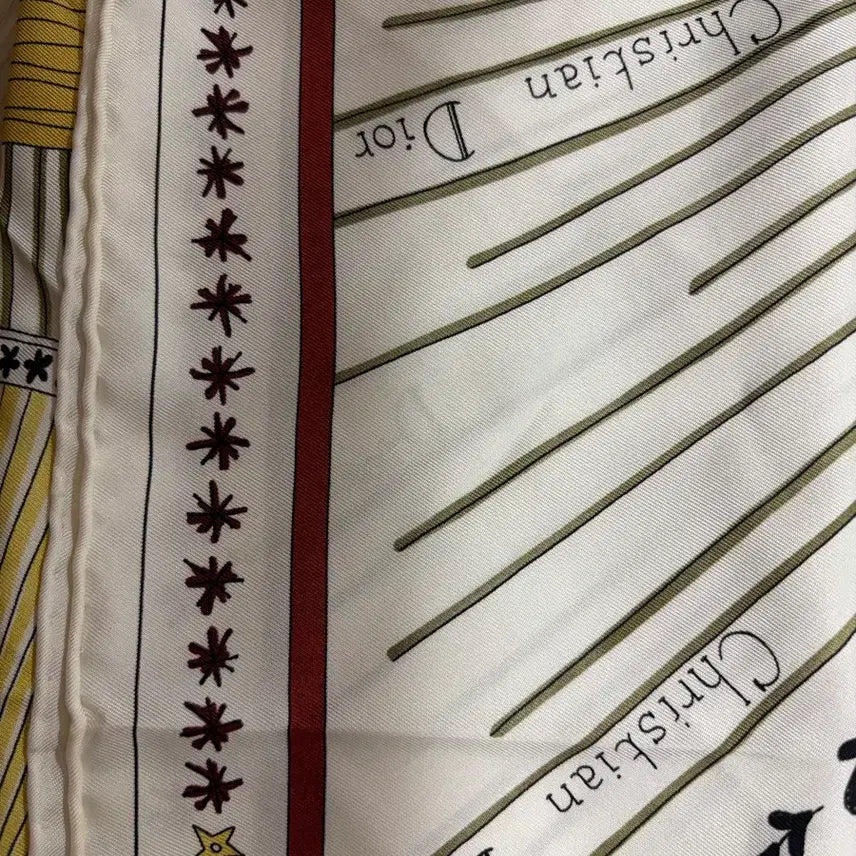 [BUNJANG] Dior Tarot 70 Silk Scarf / 디올스카프 르솔레일 타로 스퀘어70