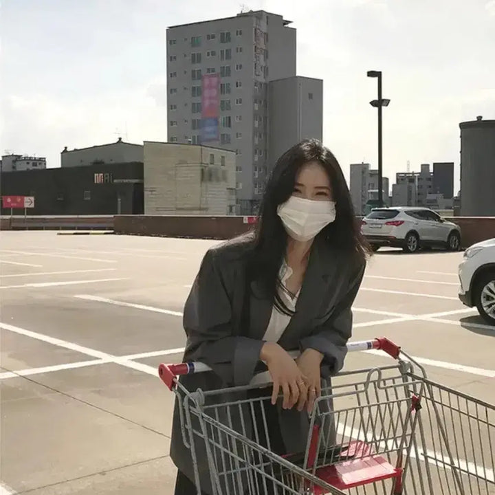 [BUNJANG] Daily Jue Basic Midi Jacket - Gray / 데일리쥬 오브 베이직 미디 자켓 그레이 하객룩 오피스룩