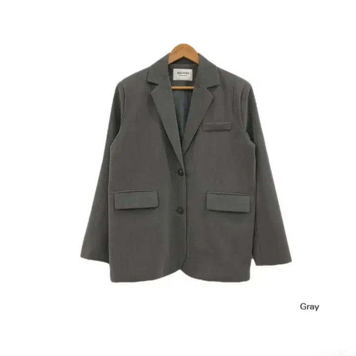 [BUNJANG] Daily Jue Basic Midi Jacket - Gray / 데일리쥬 오브 베이직 미디 자켓 그레이 하객룩 오피스룩