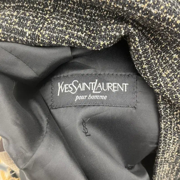 [BUNJANG] Yves Saint Laurent Modern Chic Herringbone Tweed Blazer Jacket / 입생로랑 모던시크 헤링본 트위드 블레이저 자켓 100 C10802