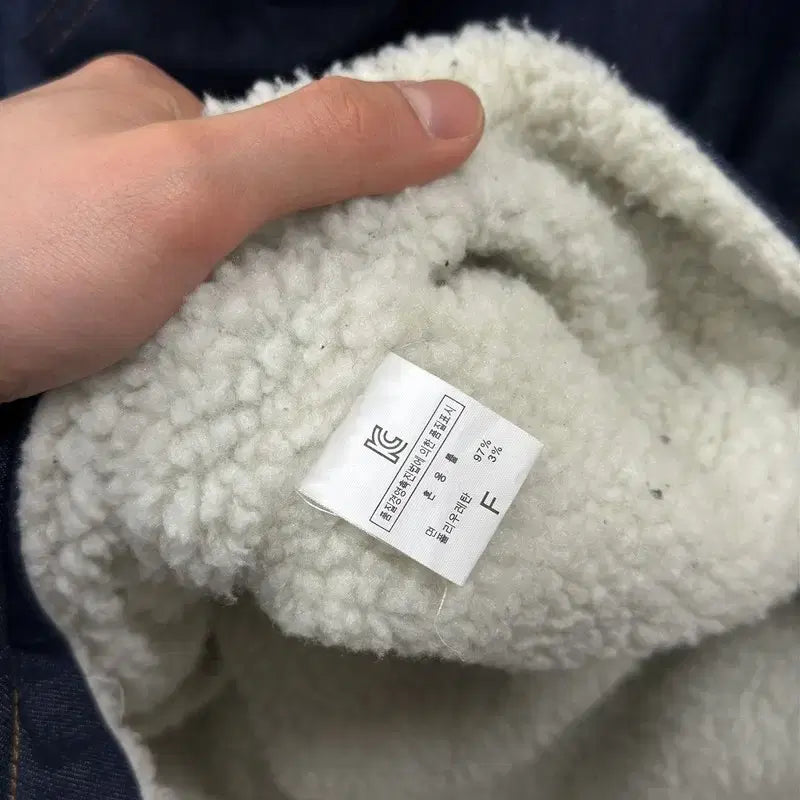 [BUNJANG] Vintage Fleece Lined Half-Zip Hoodie M16284 / 빈티지 양털 안감 반집업 후드티 F M16284