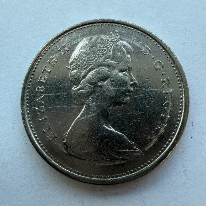 [BUNJANG] Canadian 1974 25 Cent Coin / 1974년 캐나다 25센트 동전 S1792