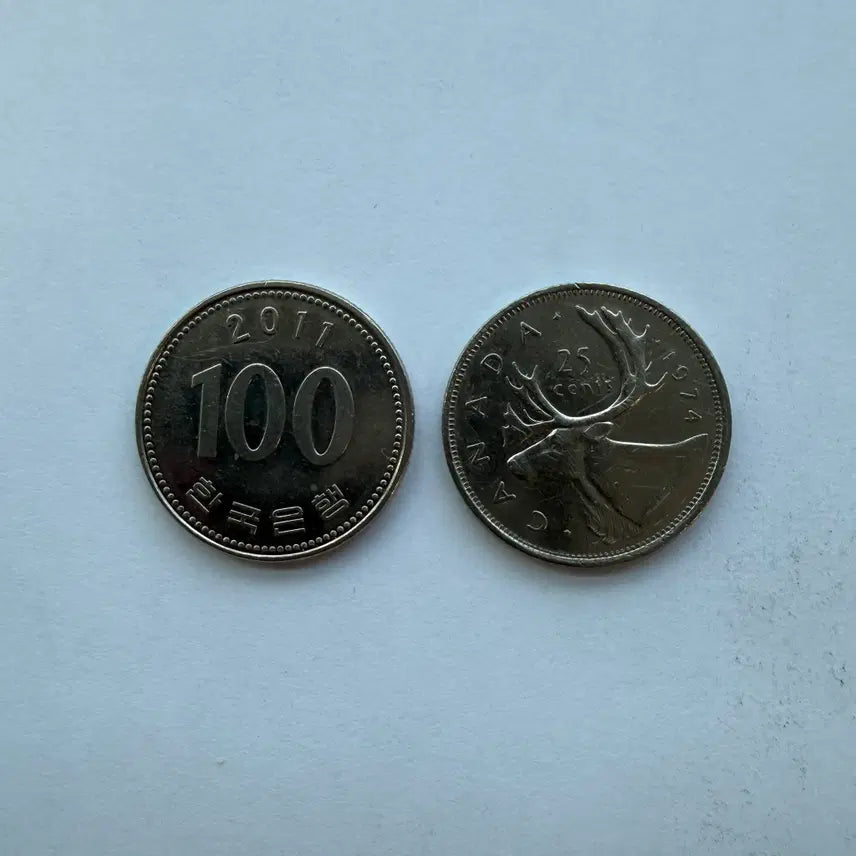 [BUNJANG] Canadian 1974 25 Cent Coin / 1974년 캐나다 25센트 동전 S1792