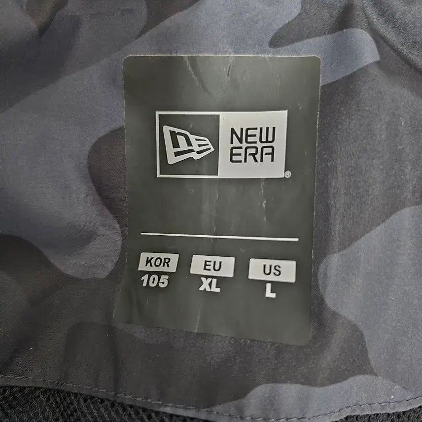 [BUNJANG] New Era Camo Windbreaker Hooded Jacket XL / 뉴에라 카모 바람막이 후드 자켓 XL