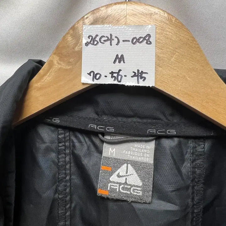[SOLD OUT] [정품/100] 나이키 ACG 올드스쿨 블랙 우븐 바람막이
