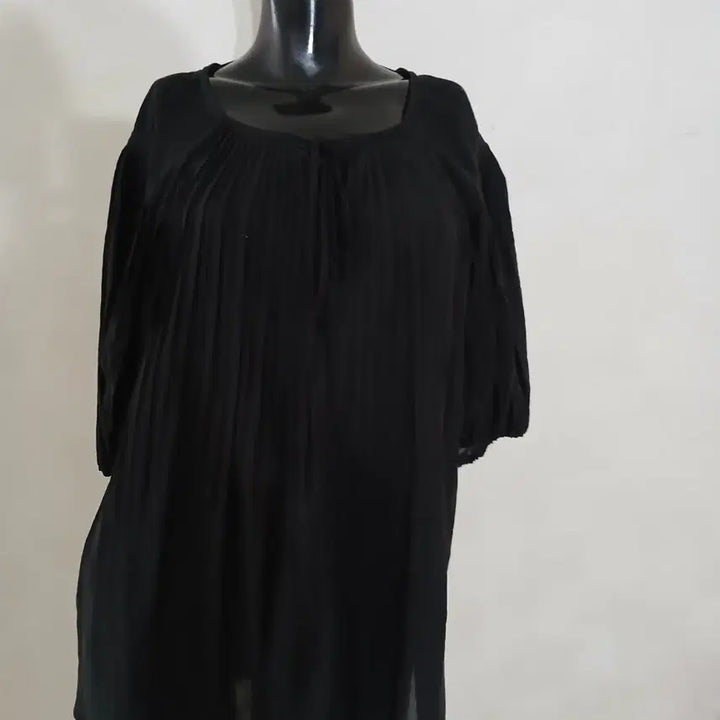 [BUNJANG] Zigot Pleated Blouse / 지고트 플리츠 블라우스 Free