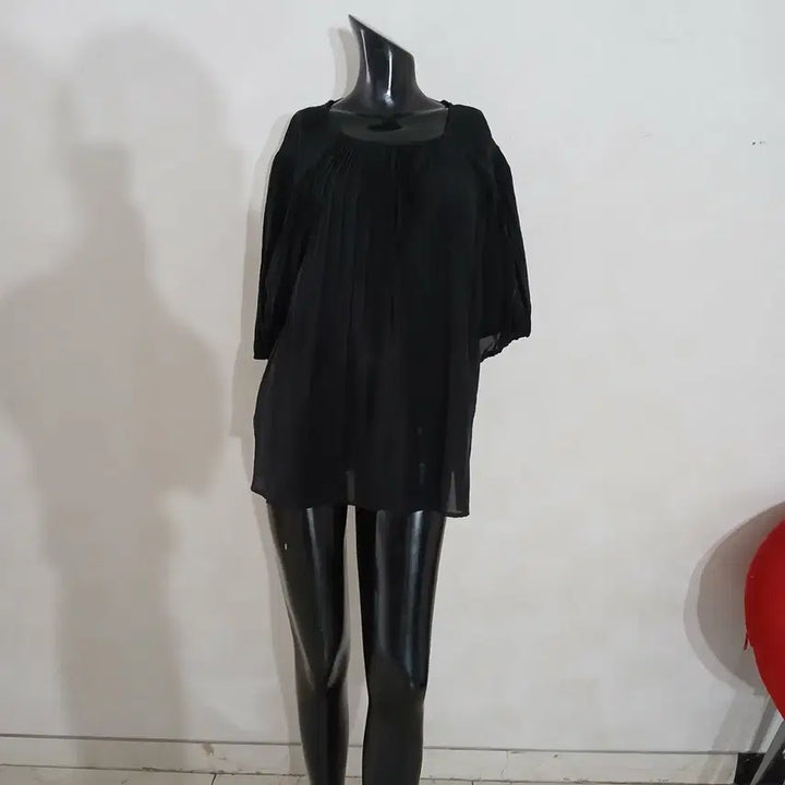 [BUNJANG] Zigot Pleated Blouse / 지고트 플리츠 블라우스 Free