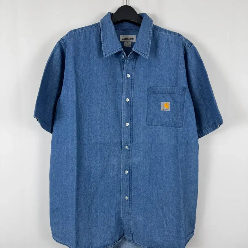 [BUNJANG] Carhartt Work Denim Shirt / b180) 칼하트 워크 청셔츠