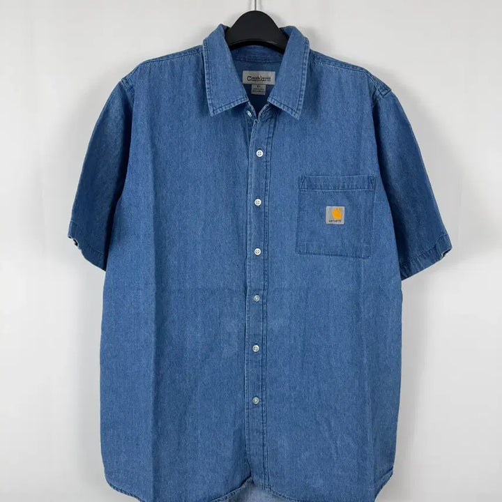 [BUNJANG] Carhartt Work Denim Shirt / b180) 칼하트 워크 청셔츠