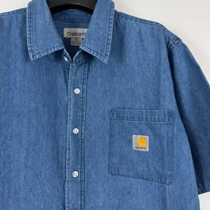 [BUNJANG] Carhartt Work Denim Shirt / b180) 칼하트 워크 청셔츠