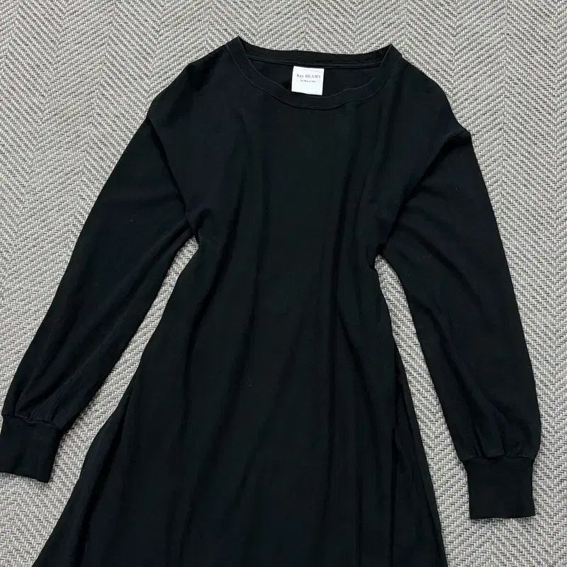 [BUNJANG] Beams Black Cotton Dress / 빔즈 블랙 코튼 원피스 v2897