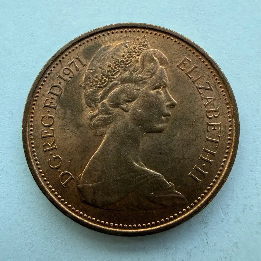 [BUNJANG] British New 2 Pence Coin (1971) / 1971년 영국 뉴 2펜스 동전 S1793