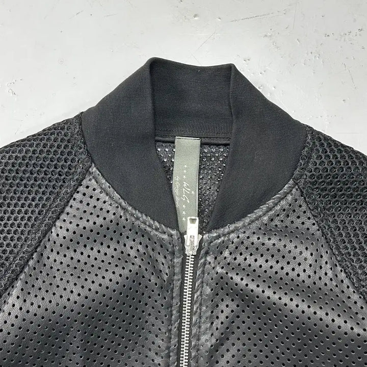 [BUNJANG] WLG Giorgio Brato Mesh Leather Jacket / WLG 조르지오 브라토 메쉬 레더 자켓