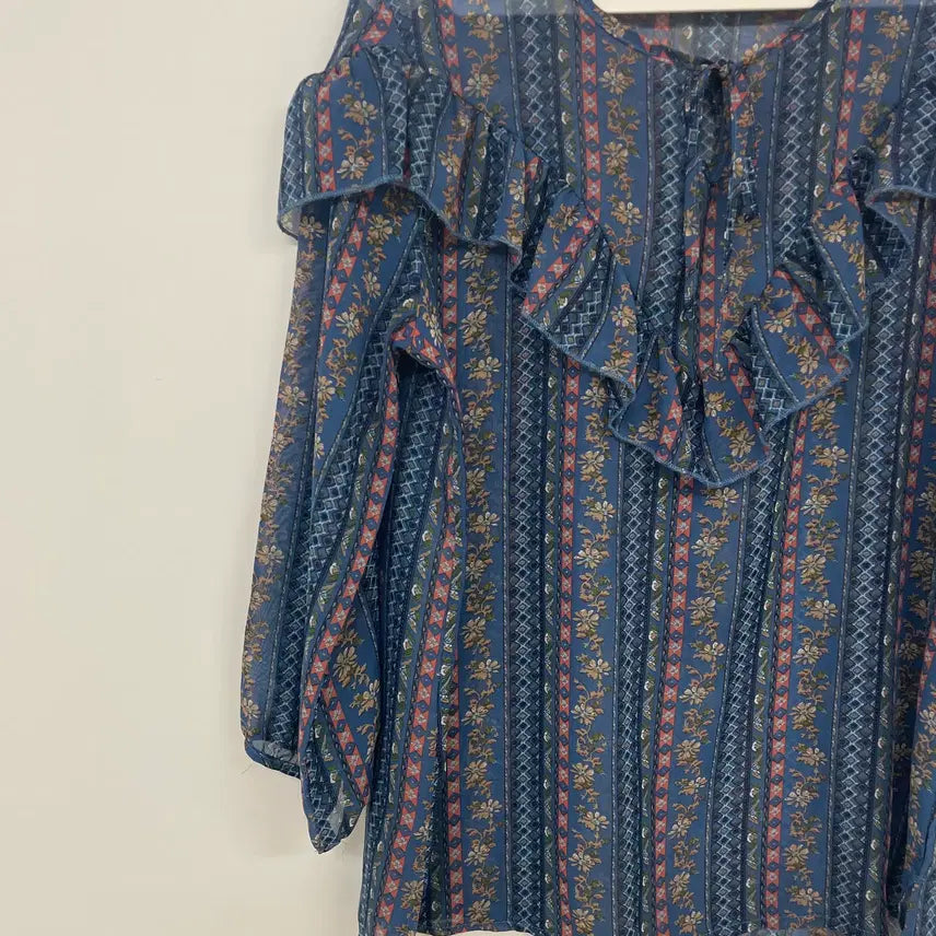[BUNJANG] Alto Frill Blouse (Size 66) / alto 프릴 블라우스 66