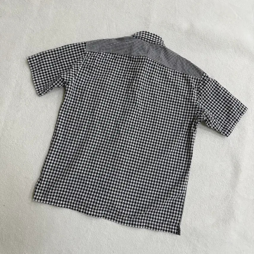 [BUNJANG] Uniqlo JW Anderson Checkered Short Sleeve Shirt / M 유니클로 JW앤더슨 체크 반팔 셔츠 0413T