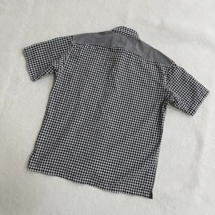 [BUNJANG] Uniqlo JW Anderson Checkered Short Sleeve Shirt / M 유니클로 JW앤더슨 체크 반팔 셔츠 0413T