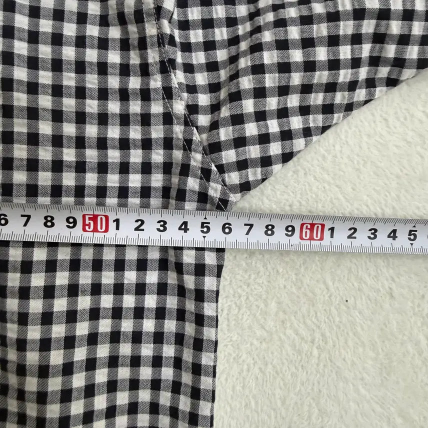 [BUNJANG] Uniqlo JW Anderson Checkered Short Sleeve Shirt / M 유니클로 JW앤더슨 체크 반팔 셔츠 0413T