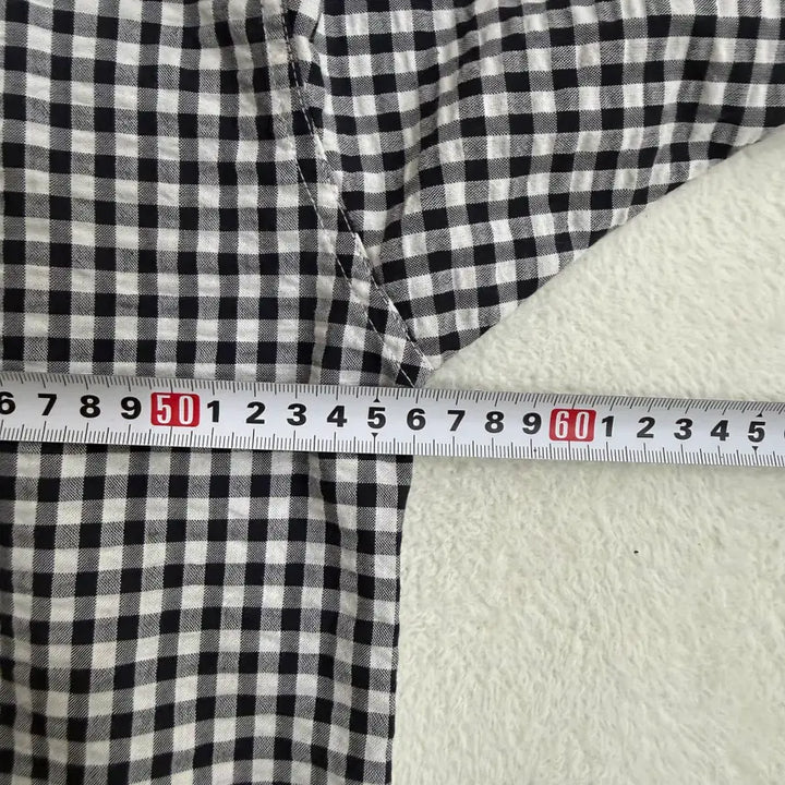 [BUNJANG] Uniqlo JW Anderson Checkered Short Sleeve Shirt / M 유니클로 JW앤더슨 체크 반팔 셔츠 0413T