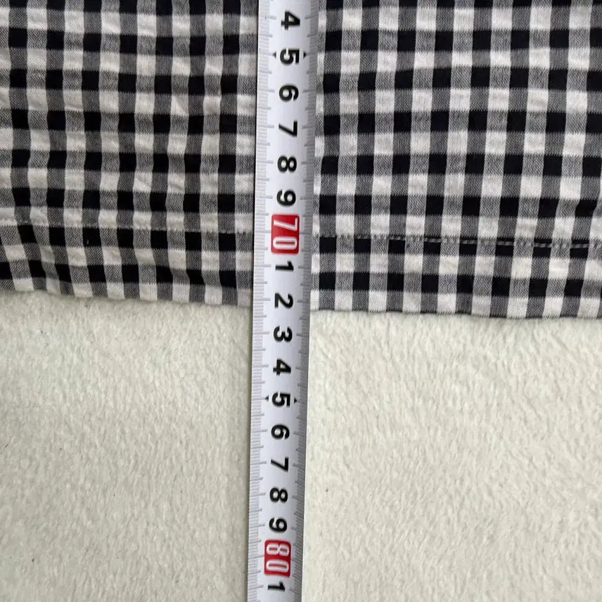 [BUNJANG] Uniqlo JW Anderson Checkered Short Sleeve Shirt / M 유니클로 JW앤더슨 체크 반팔 셔츠 0413T