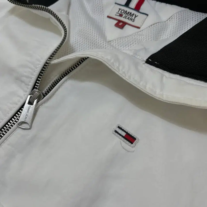[BUNJANG] Tommy Hilfiger Color Block Windbreaker Anorak Jacket / 타미진스 배색 윈드브레이커 아노락 자켓 S/90