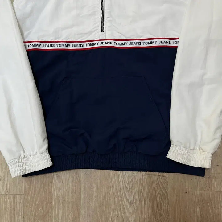 [BUNJANG] Tommy Hilfiger Color Block Windbreaker Anorak Jacket / 타미진스 배색 윈드브레이커 아노락 자켓 S/90