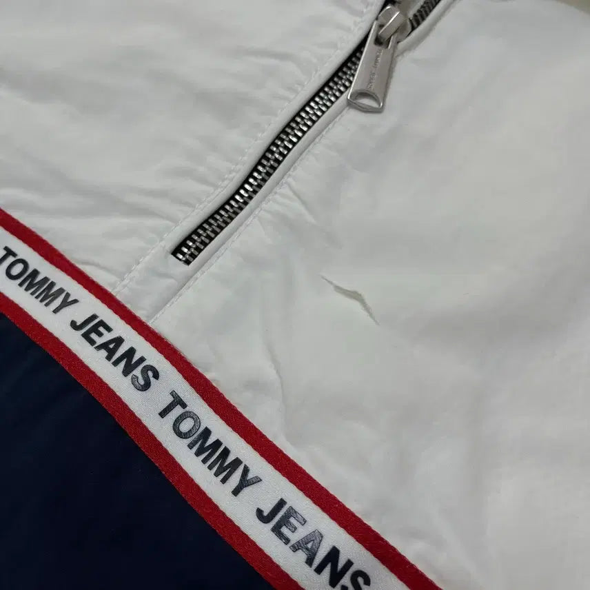 [BUNJANG] Tommy Hilfiger Color Block Windbreaker Anorak Jacket / 타미진스 배색 윈드브레이커 아노락 자켓 S/90