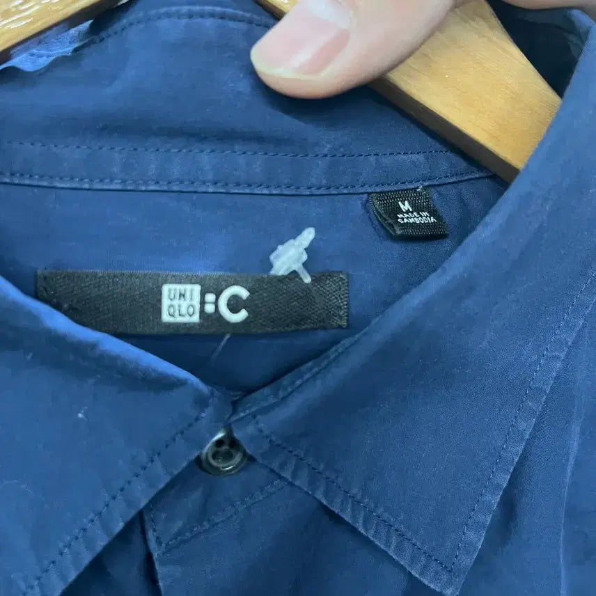 [BUNJANG] UNIQLO C Navy Shirt M Size / UNIQLO C 유니클로C 네이비 셔츠 M 사이즈