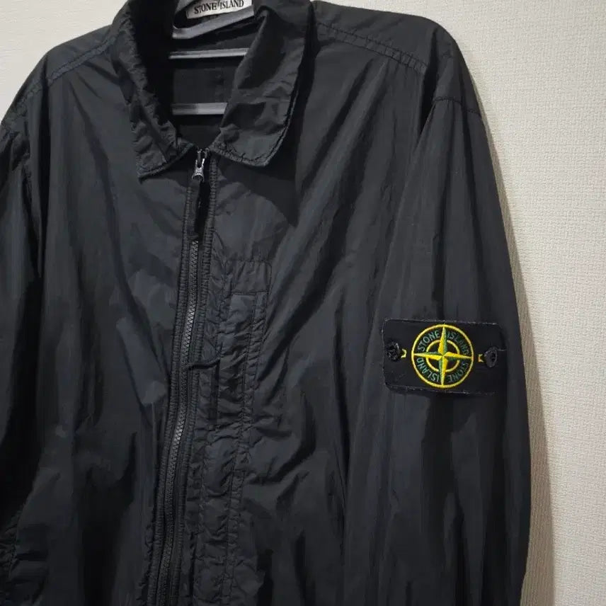 [BUNJANG] Stone Island Crinkle Reps Overshirt (95/M) / 정품 스톤아일랜드 크링클랩스 바람막이 오버셔츠 95 / M