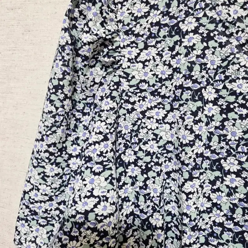 [BUNJANG] Plastic Island Floral Print Short Sleeve Dress / 1.7 플라스틱아일랜드 플라워 반팔 원피스