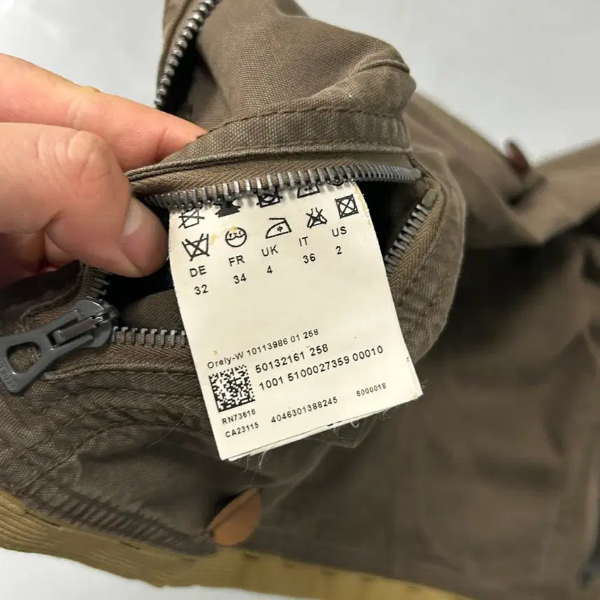 [SOLD OUT] BOSS 브라운 논카라 자켓